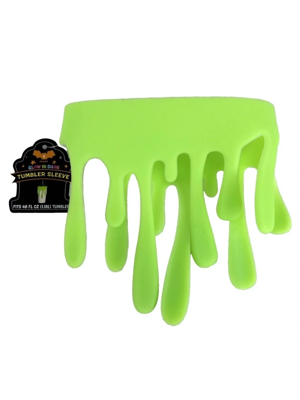 Target Halloween Oozing Green Slime Sleeve for 40oz Tumbler. Glow In The Dark.